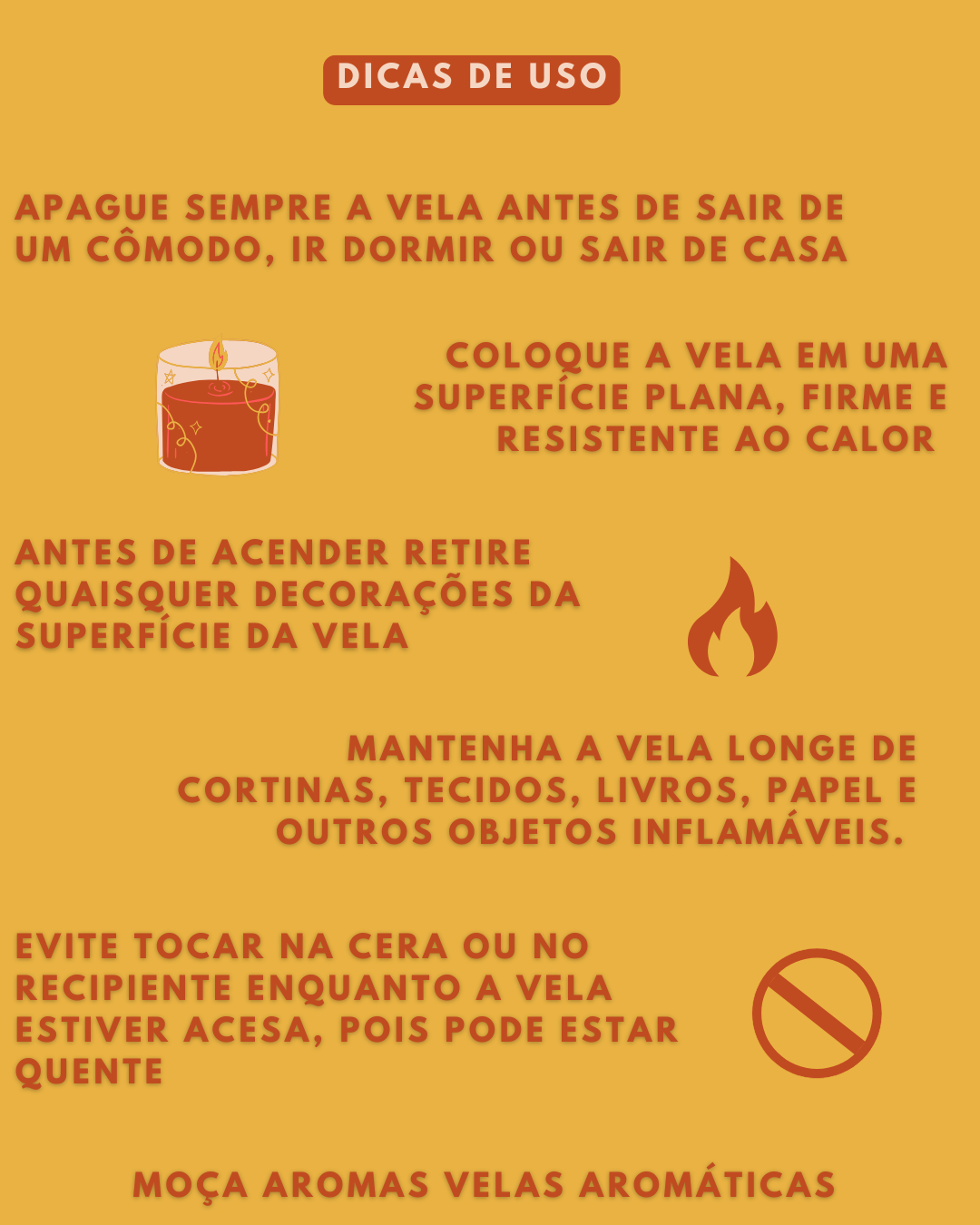 Geralda MOÇA AROMAS - Vela Aromática perfumada 180G. CÍTRICO DIVERTIDO. Cera 100% vegetal, essências livres de ftalatos e parabenos, pavio 100% algodão. - Imagem 5