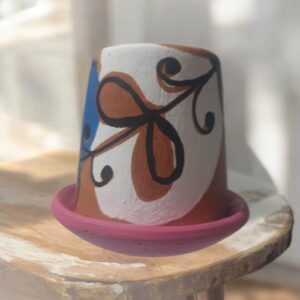 Copo de Barro - 160ml - com pires